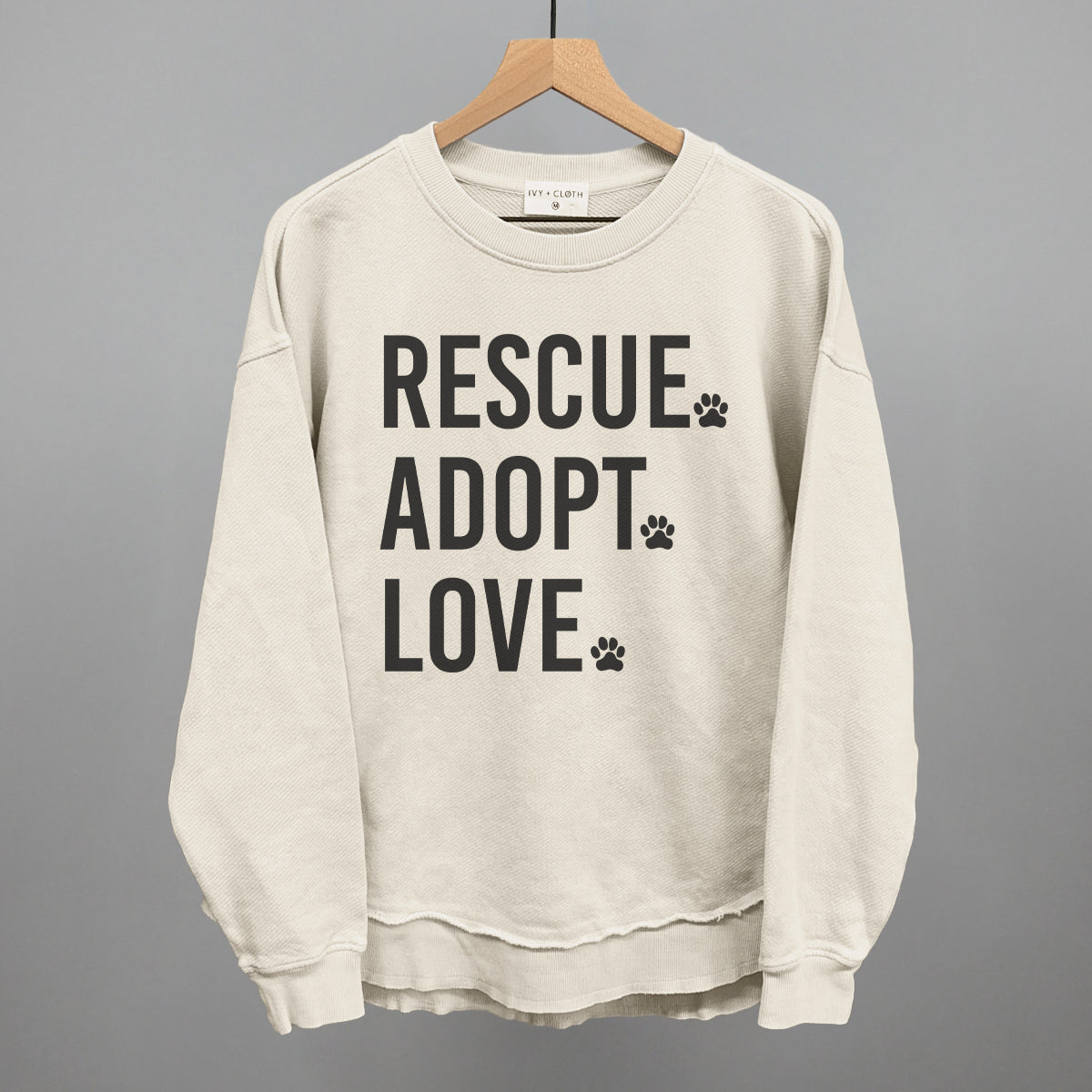 Rescue Adopt Love Ivy + Cloth