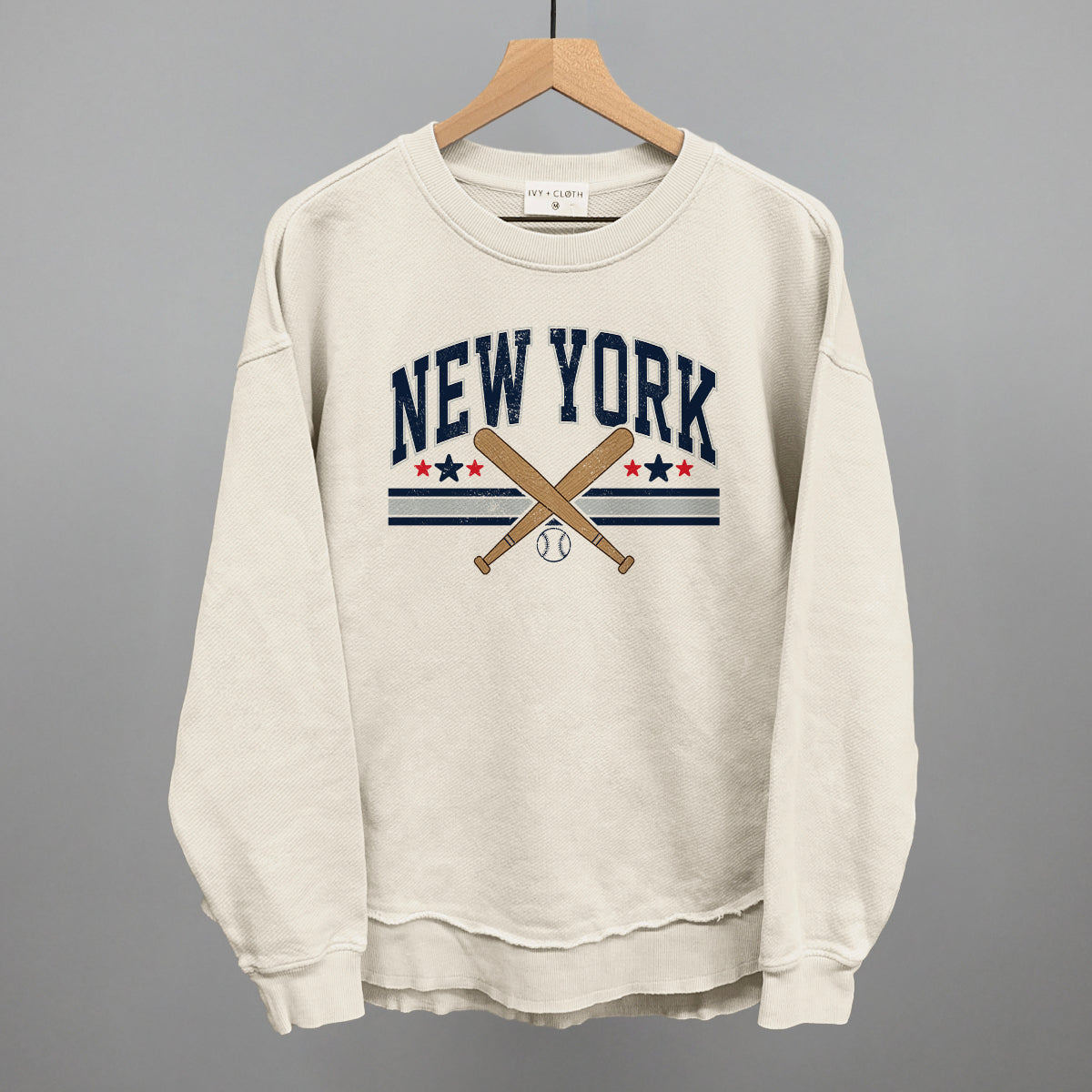 New York Baseball (Navy) Ivy + Cloth