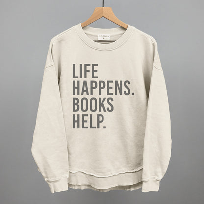Life Happens. Books Help. Ivy + Cloth