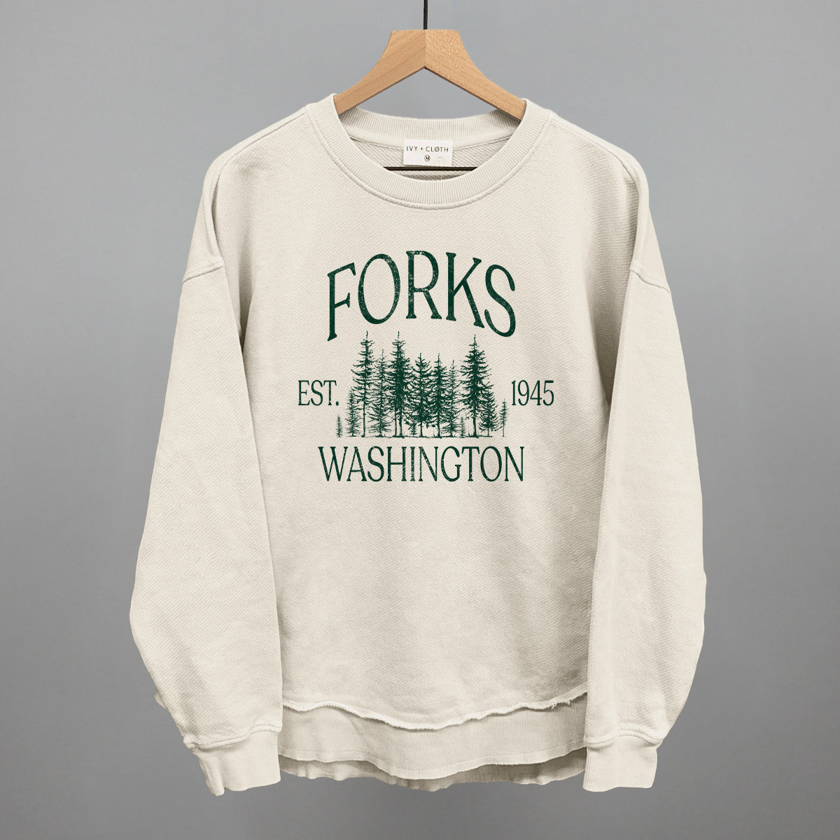 Forks, WA Est 1945 Ivy + Cloth