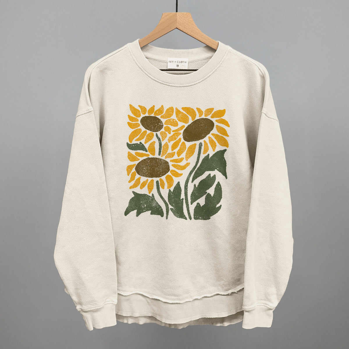 Abstract Sunflowers Ivy + Cloth
