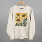 Abstract Sunflowers Ivy + Cloth