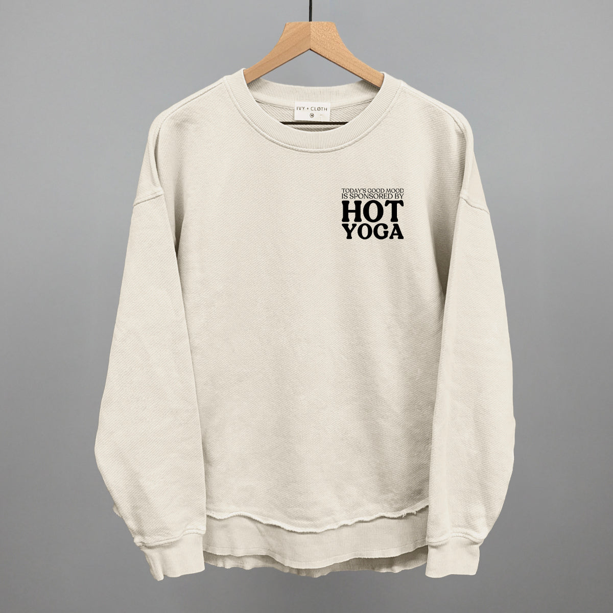 Mood Sponsored By Hot Yoga (Left Chest) Ivy + Cloth