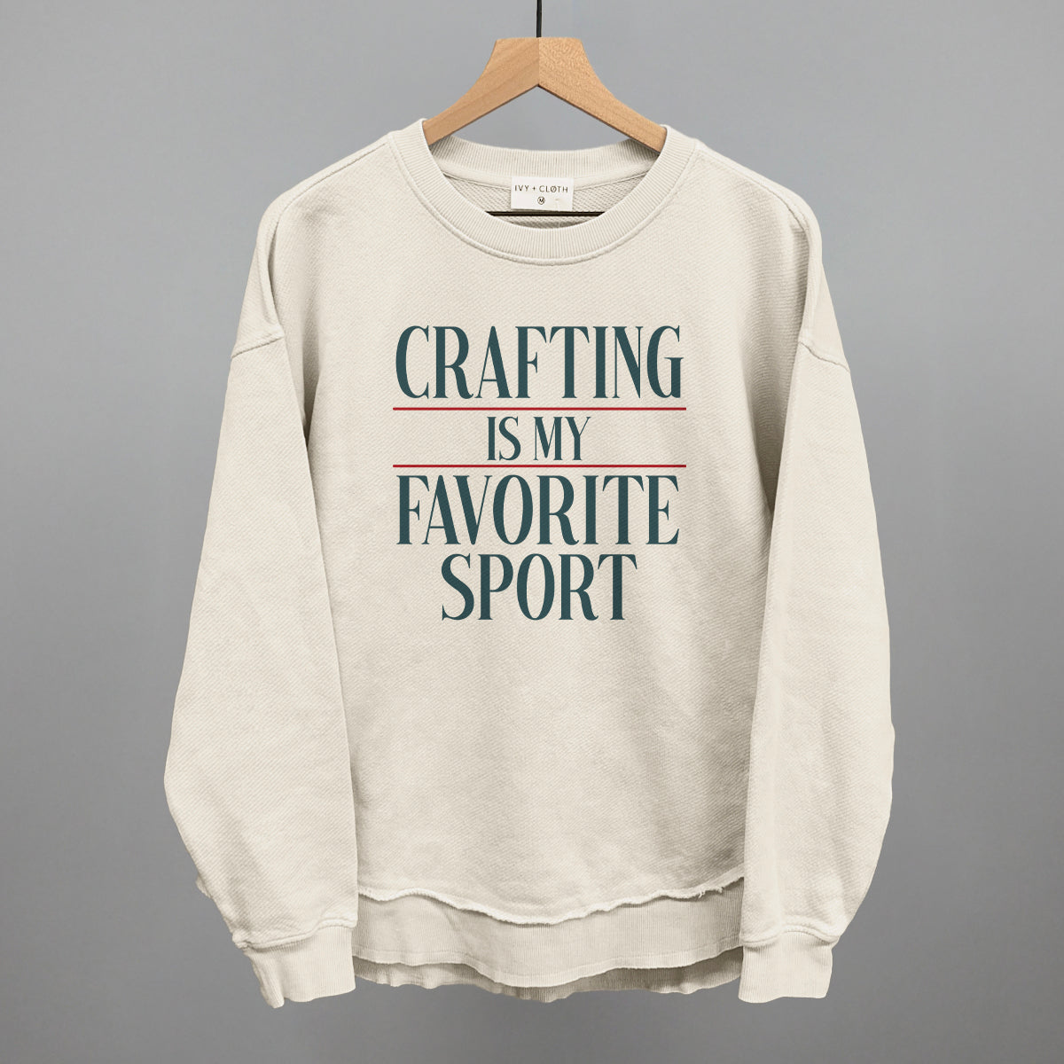 Crafting Is My Favorite Sport Ivy + Cloth