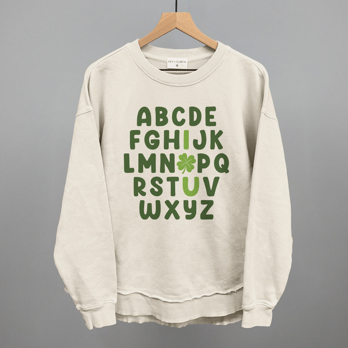 I Love You Clover Alphabet Ivy + Cloth