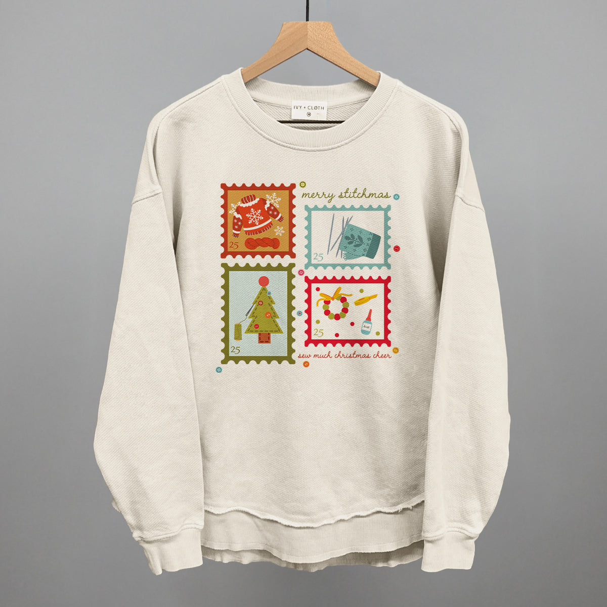 Merry Stitchmas Stamps Ivy + Cloth