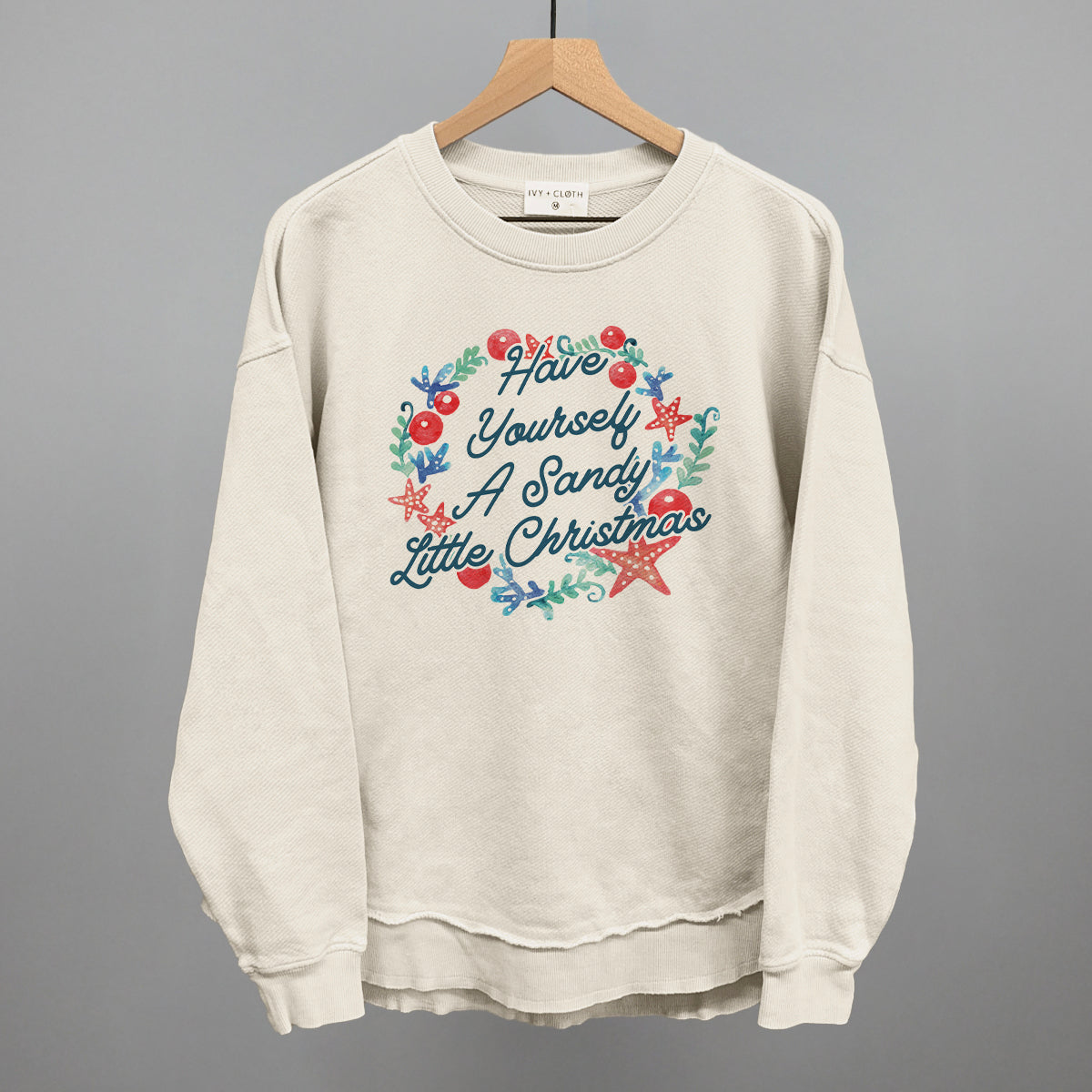 Have Yourself A Sandy Little Christmas Ivy + Cloth