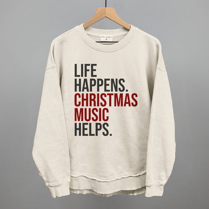 Life Happens Christmas Music Helps Ivy + Cloth