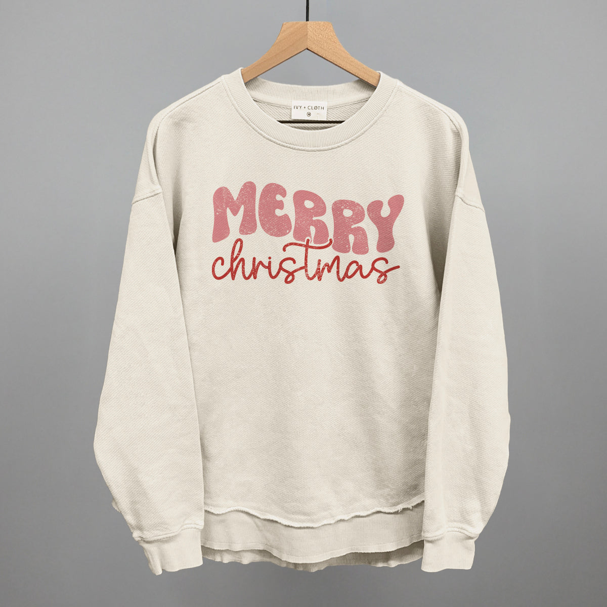 Merry Christmas (Groovy Script) Ivy + Cloth
