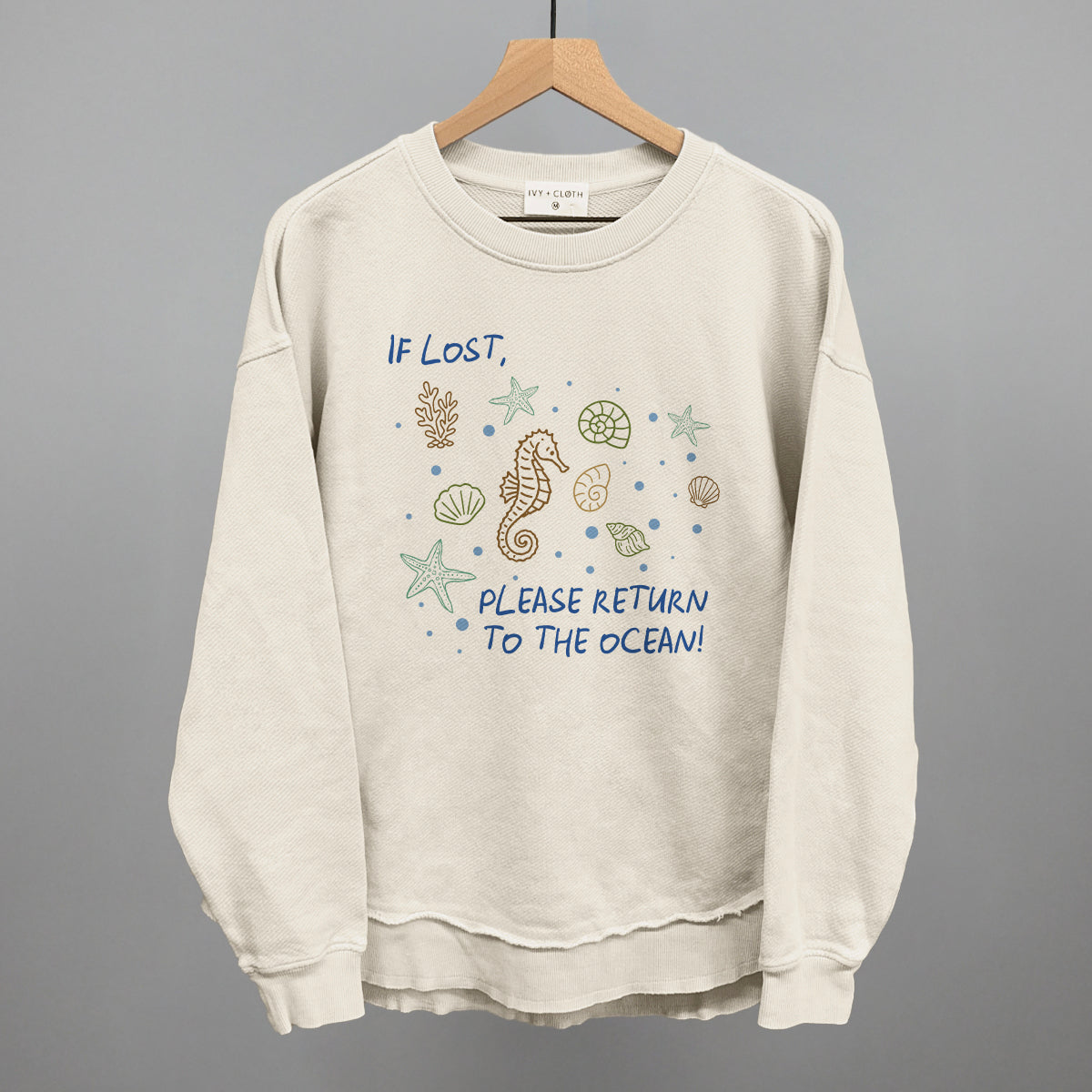 If Lost, Please Return To The Ocean Ivy + Cloth