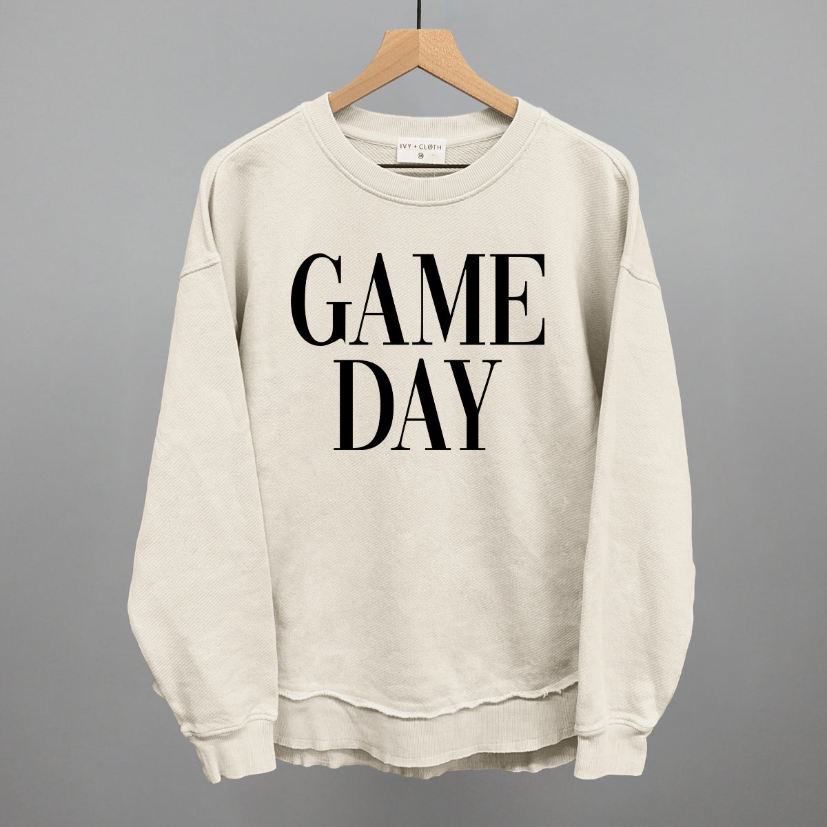 Game Day Black Serif Ivy + Cloth