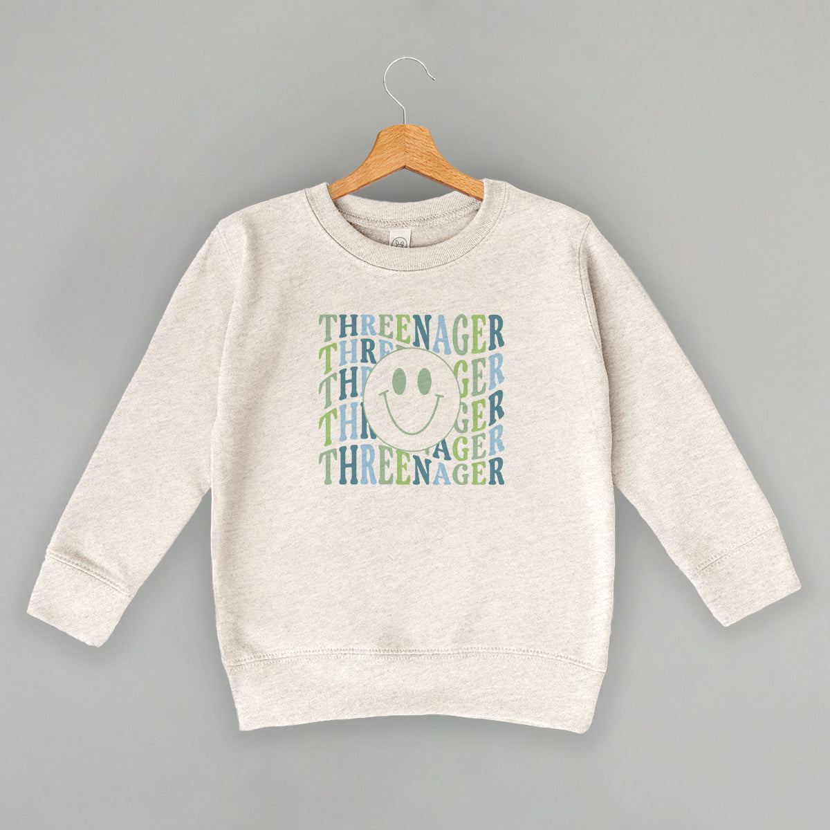 Threenager (Blue + Green) (Kids) Ivy + Cloth