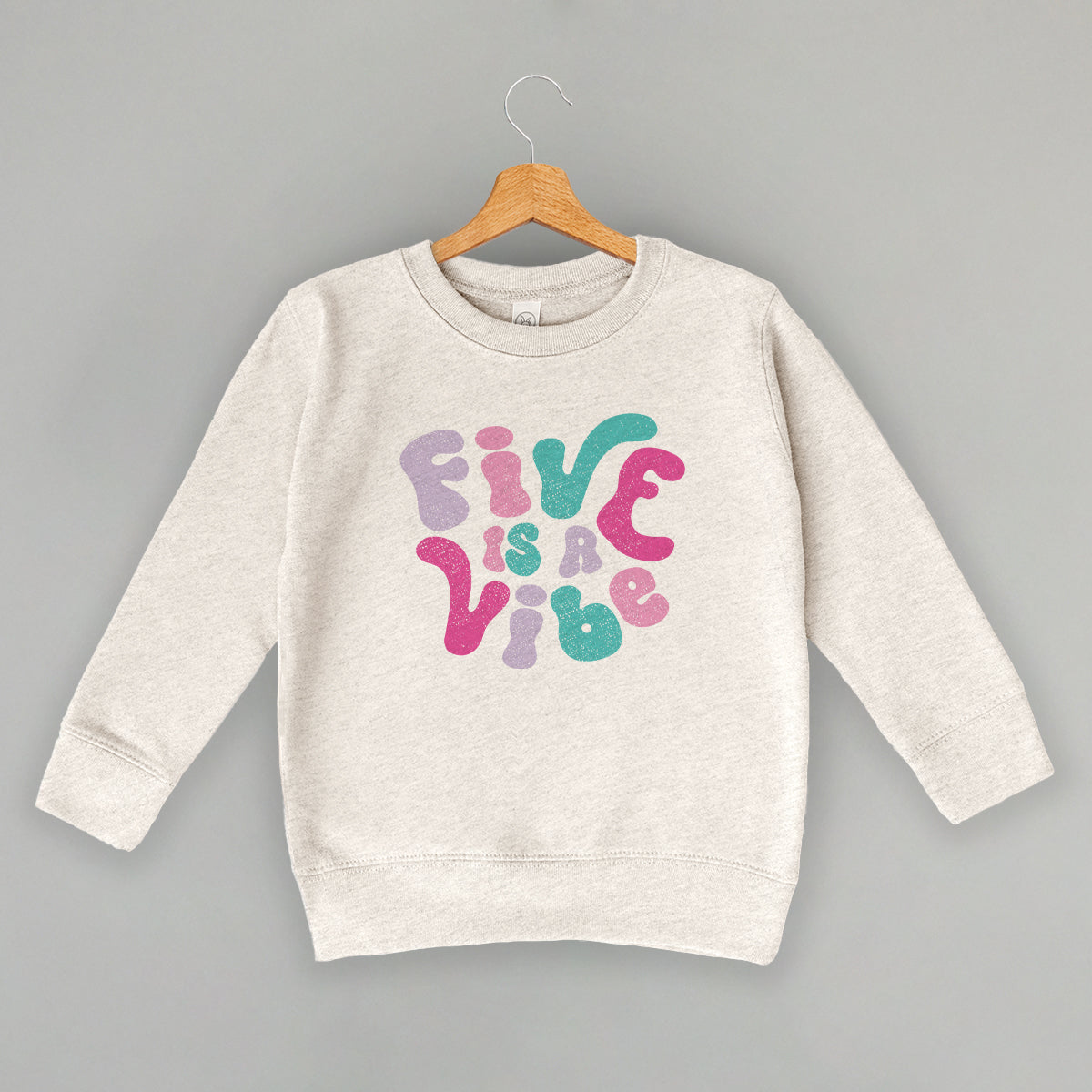 Five Is A Vibe (Pink + Purple) (Kids) Ivy + Cloth