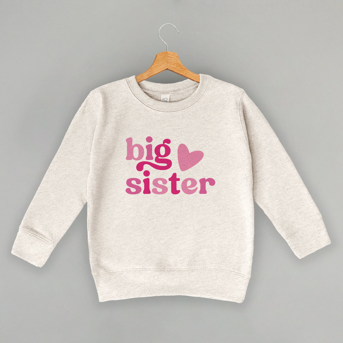 Big Sister Pink Heart (Kids) Ivy + Cloth