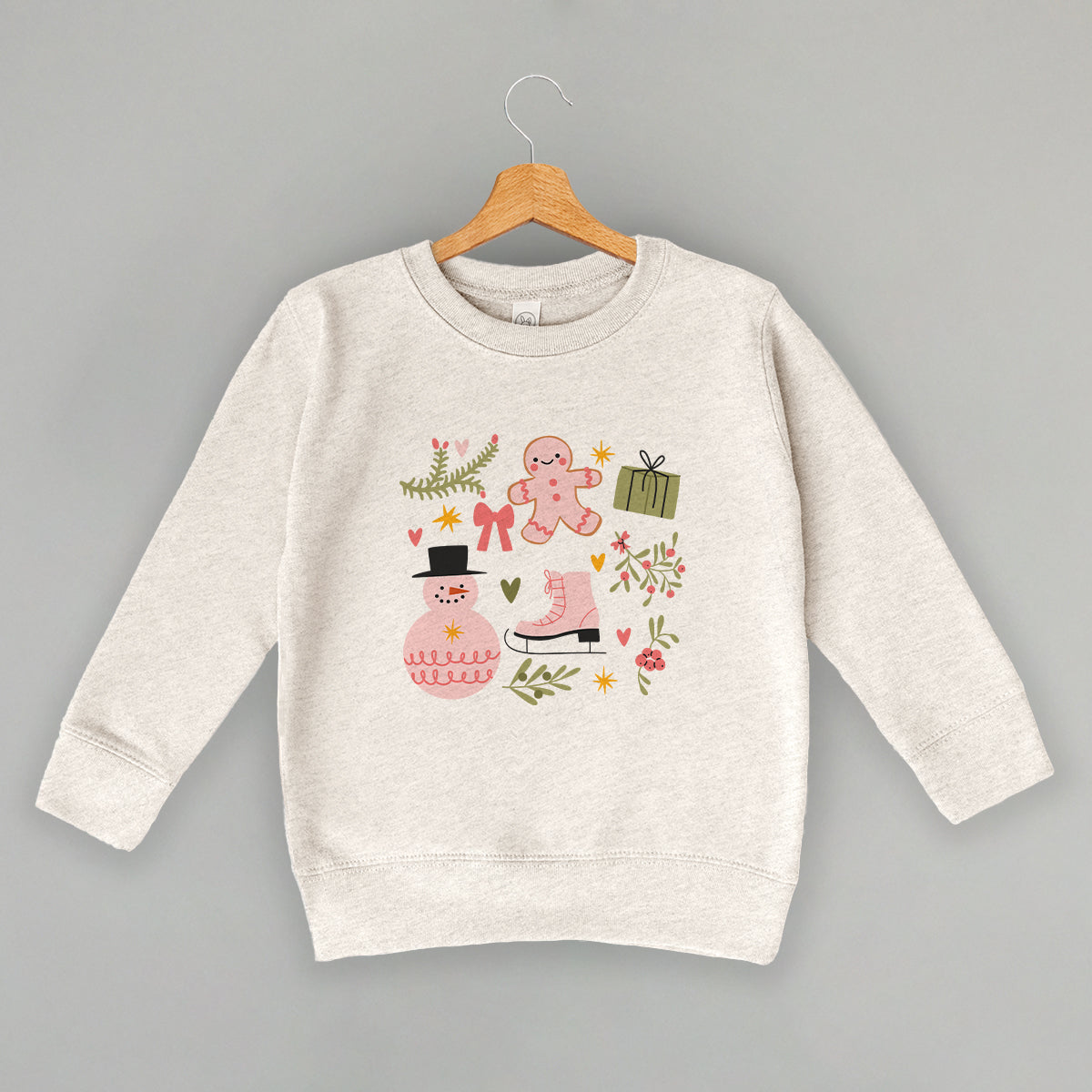Pink Christmas Doodles (Kids) Ivy + Cloth