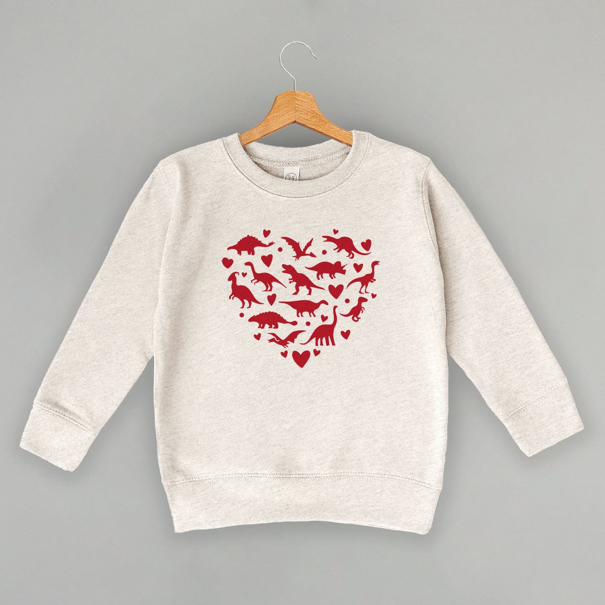 Dinosaur Red Heart (Kids) Ivy + Cloth