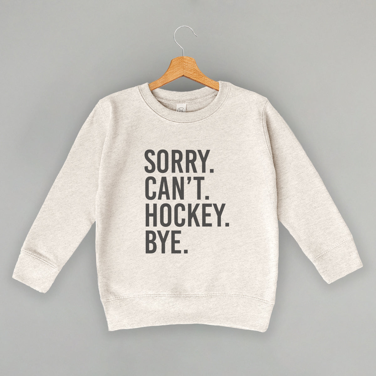 Sorry Can't Hockey Bye (Kids) Ivy + Cloth