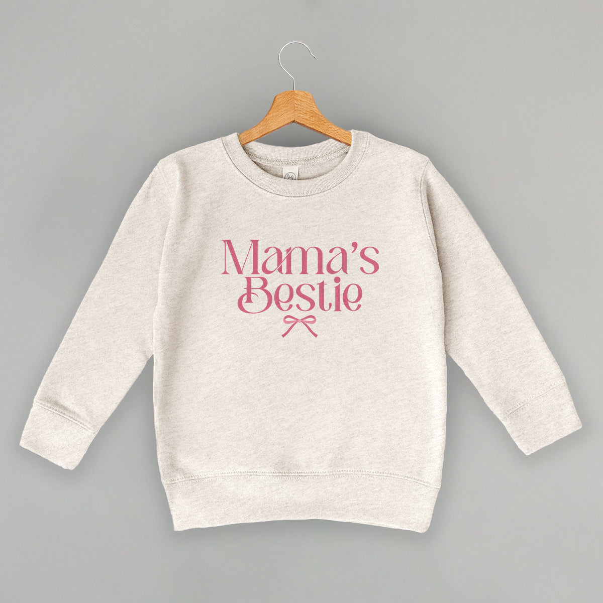 Mama's Bestie Pink Bow (Kids) Ivy + Cloth
