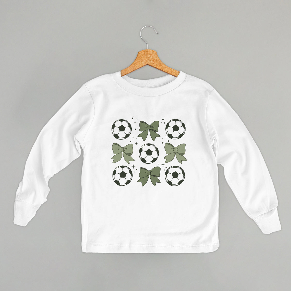 Soccer Balls And Bows (Kids) Ivy + Cloth