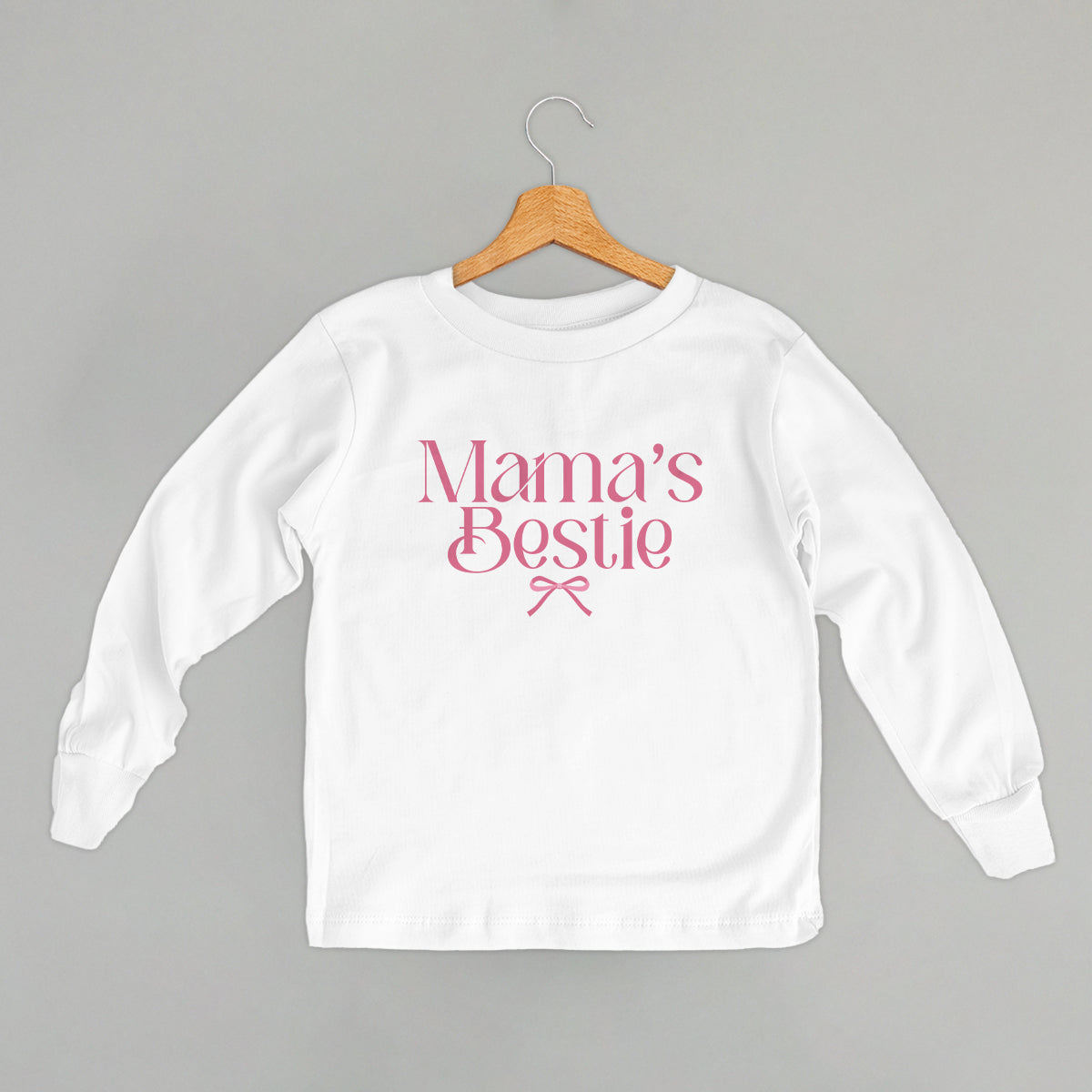 Mama's Bestie Pink Bow (Kids) Ivy + Cloth