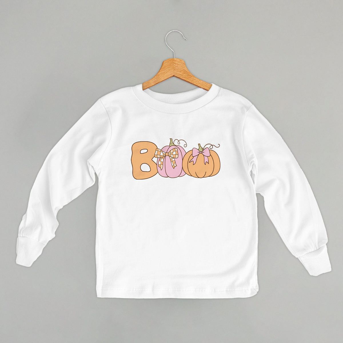 Boo (Pumpkins + Bows) (Kids) Ivy + Cloth