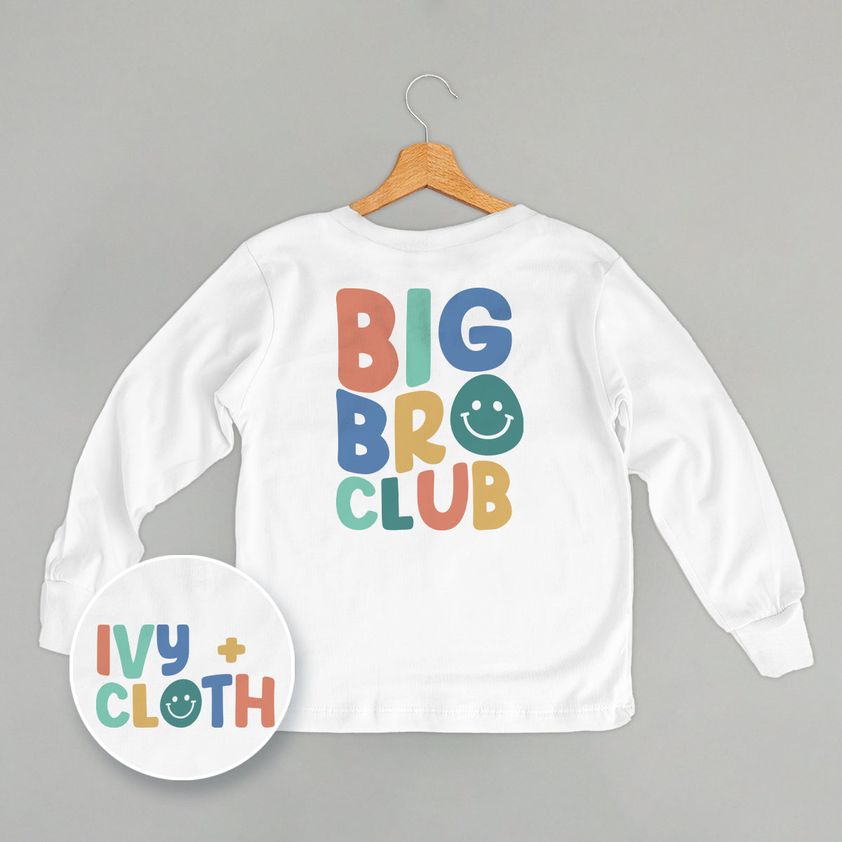Big Bro Club (Kids Back Print) Ivy + Cloth