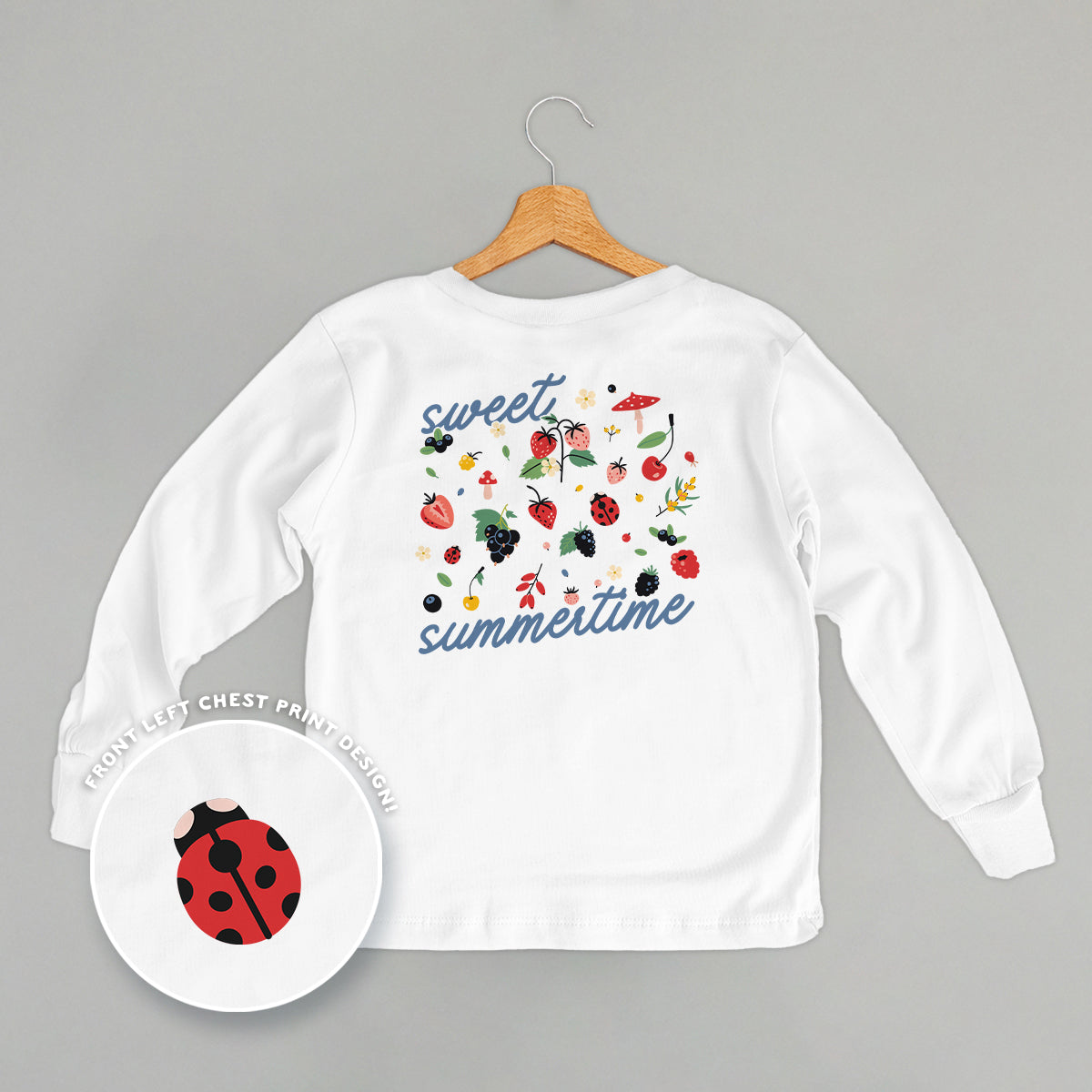 Sweet Summertime Fruits (Kids Back Print) Ivy + Cloth