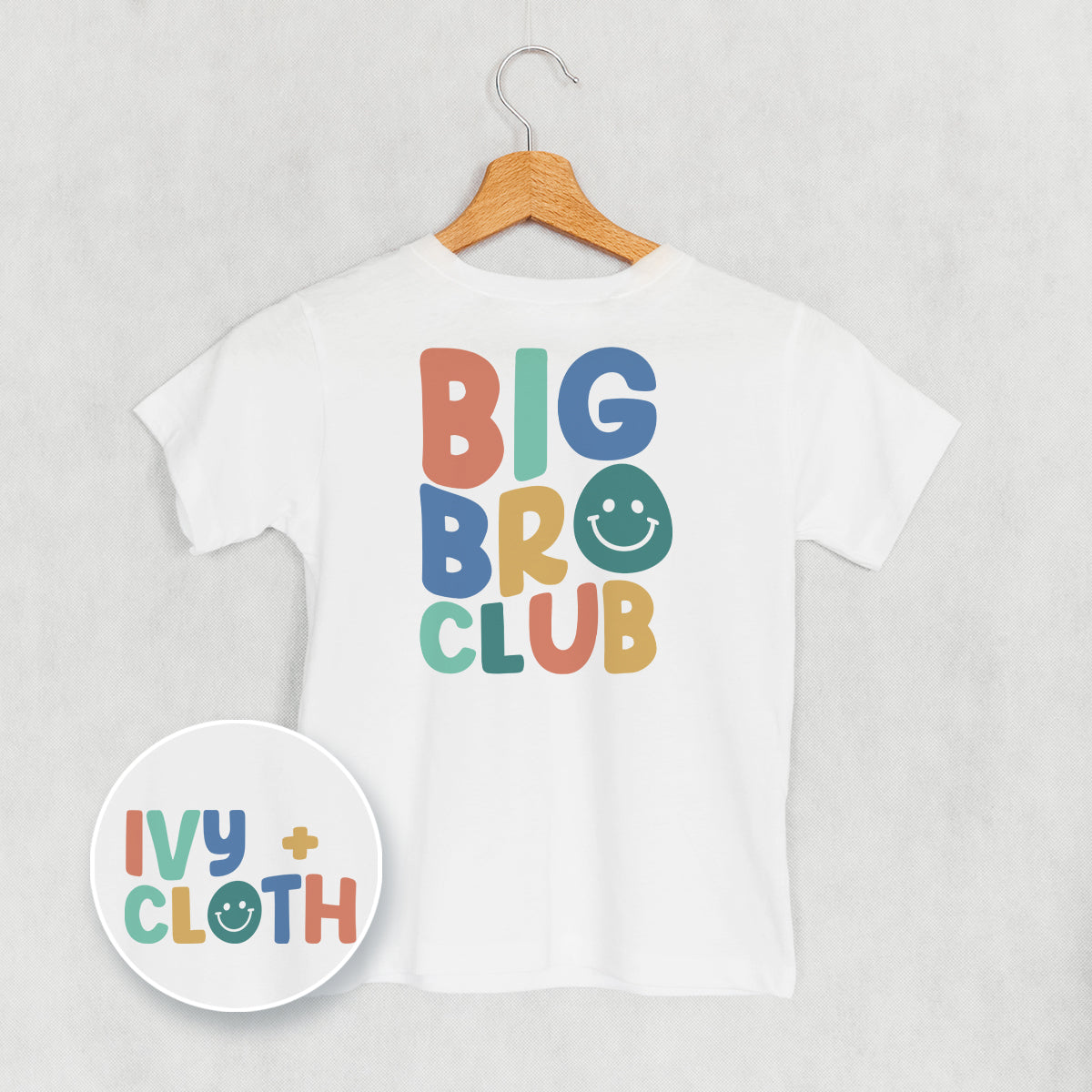 Big Bro Club (Kids Back Print) Ivy + Cloth