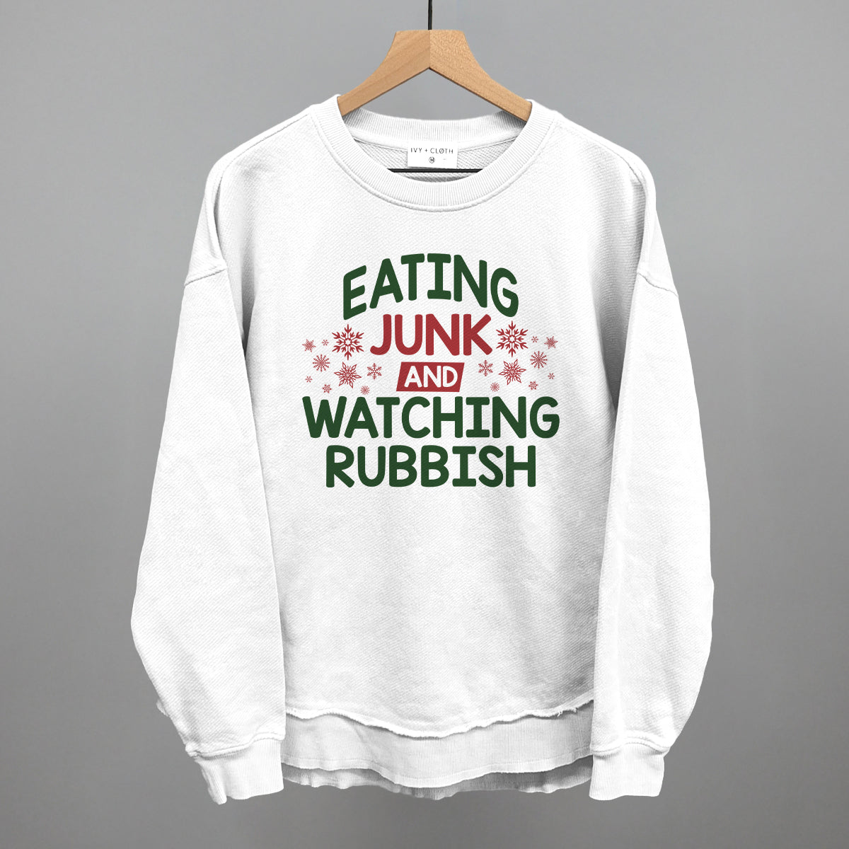 Eating Junk And Watching Rubbish Ivy + Cloth