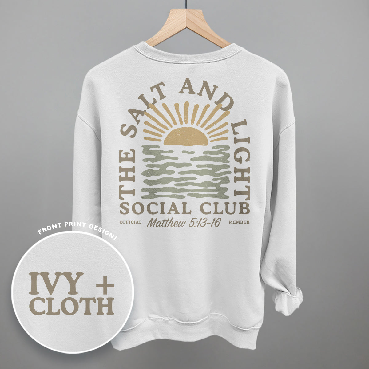 The Salt And Light Social Club (Back Print) Ivy + Cloth