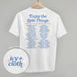 Enjoy The Little Things List (Back Print) Ivy + Cloth