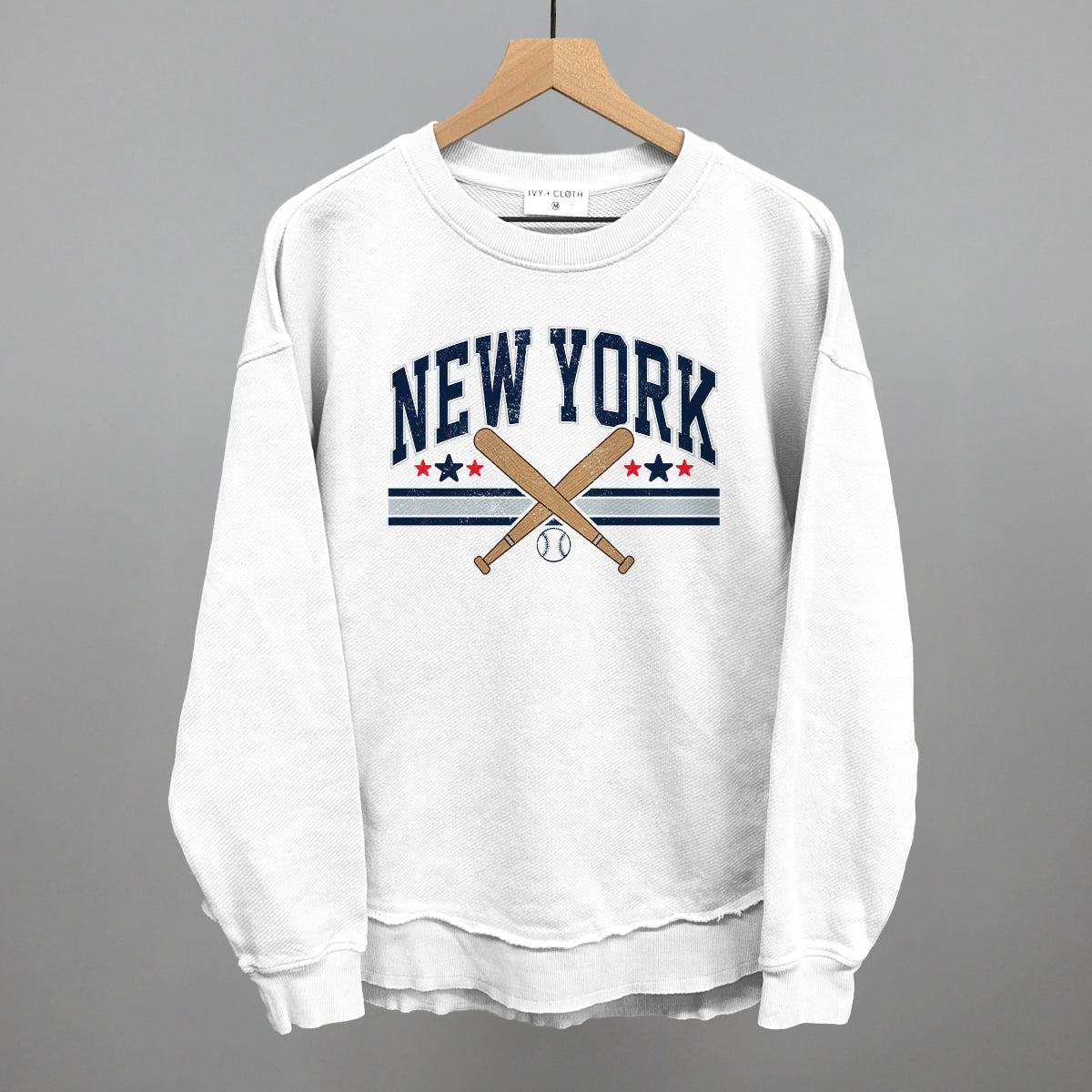 New York Baseball (Navy) Ivy + Cloth