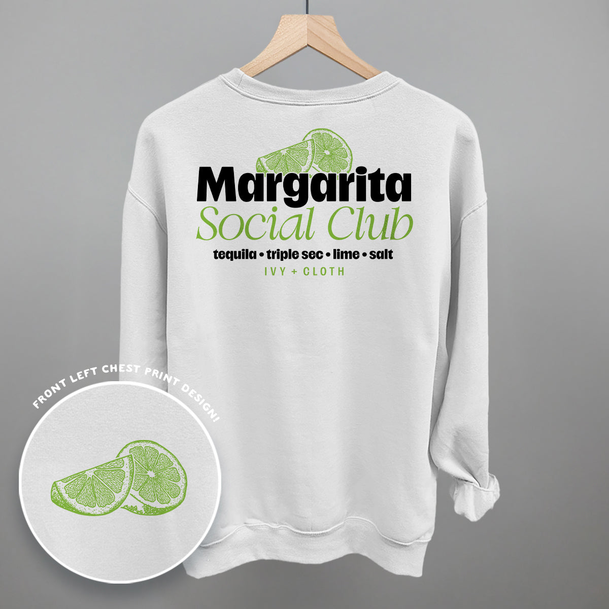 Margarita Social Club (Back Print) Ivy + Cloth