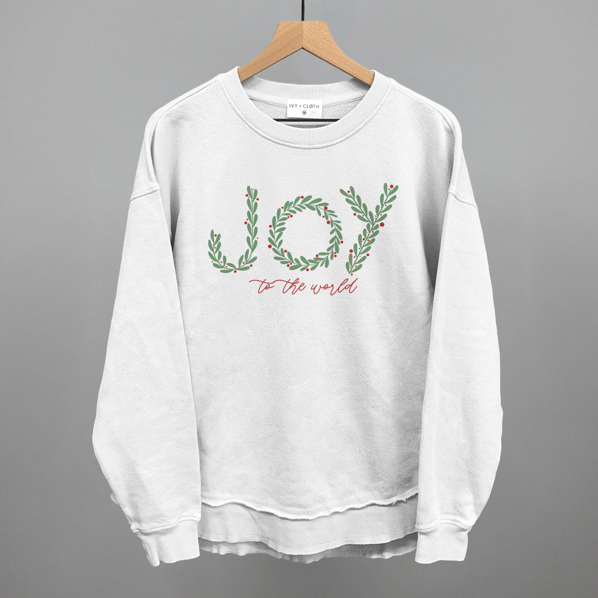 Joy To The World (Wreath) Ivy + Cloth