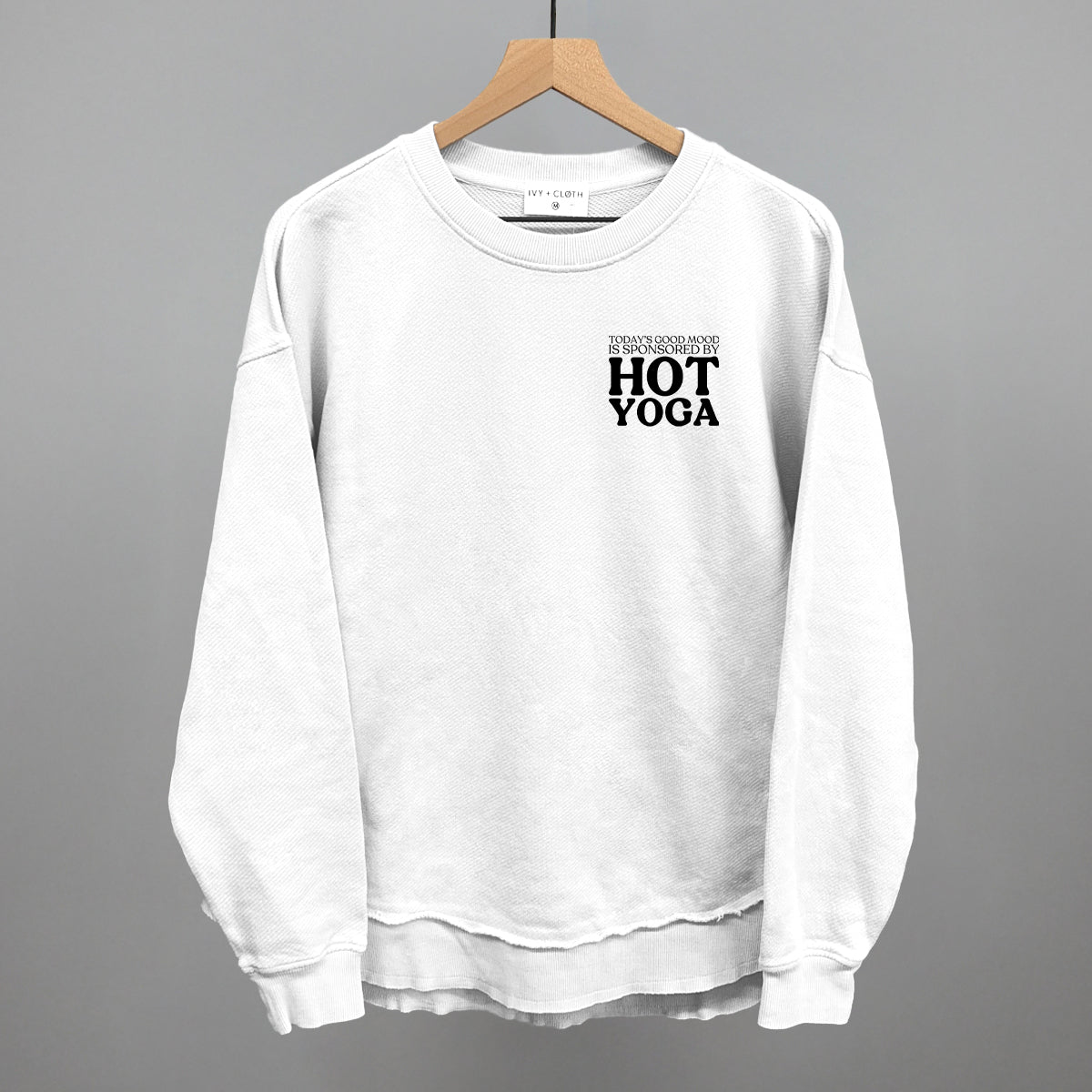 Mood Sponsored By Hot Yoga (Left Chest) Ivy + Cloth