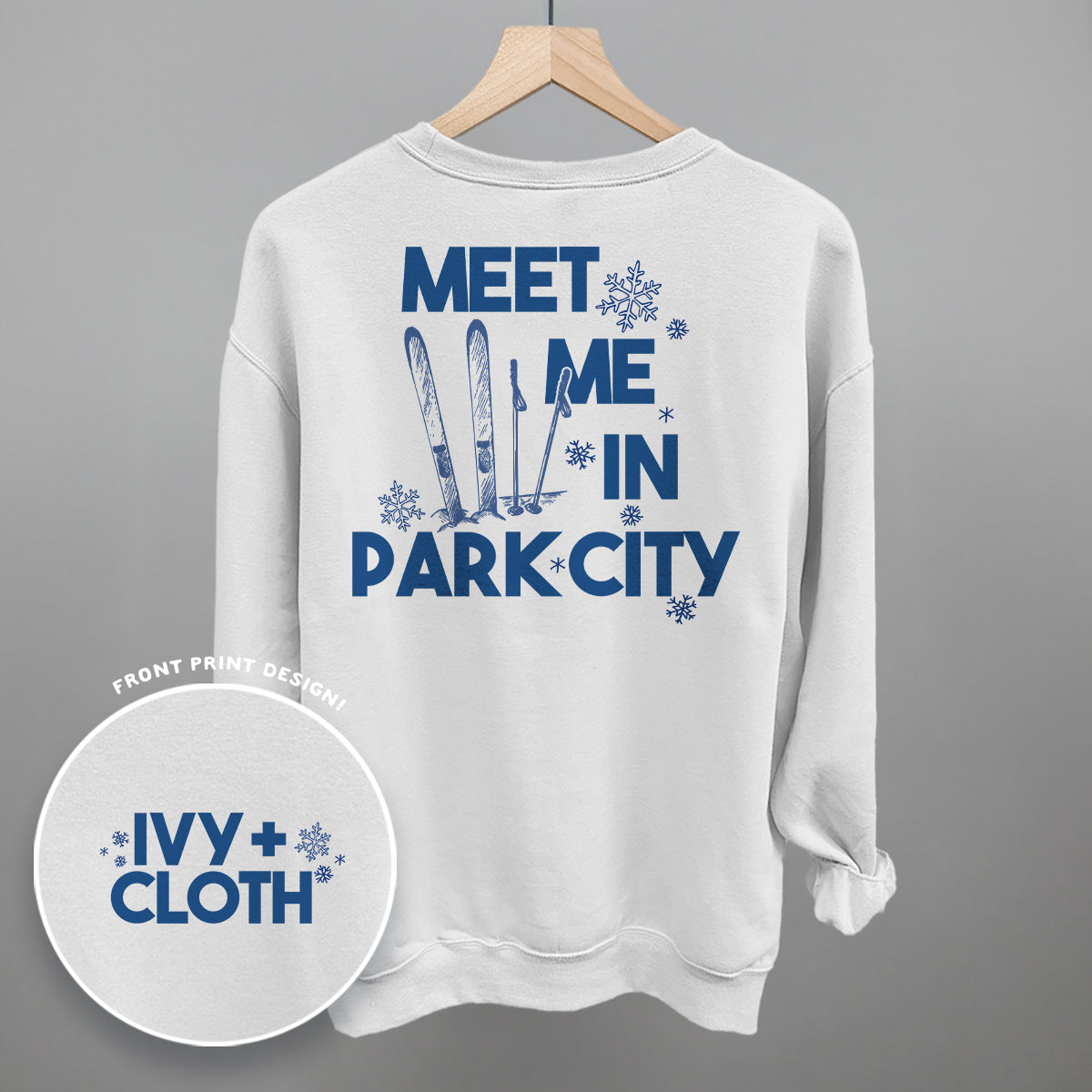 Meet Me In Park City (Back Print) Ivy + Cloth