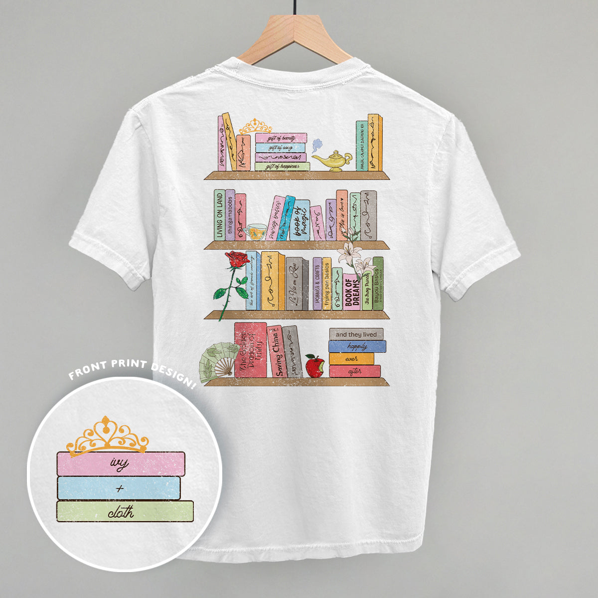 Princess Book Shelves (Back Print) Ivy + Cloth
