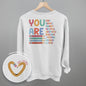 You Are (Teacher Affirmations) (Back Print) Ivy + Cloth