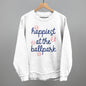 Happiest At The Ballpark Navy Script Ivy + Cloth