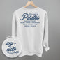 The 10 Principles Of Pilates (Back Print) Ivy + Cloth