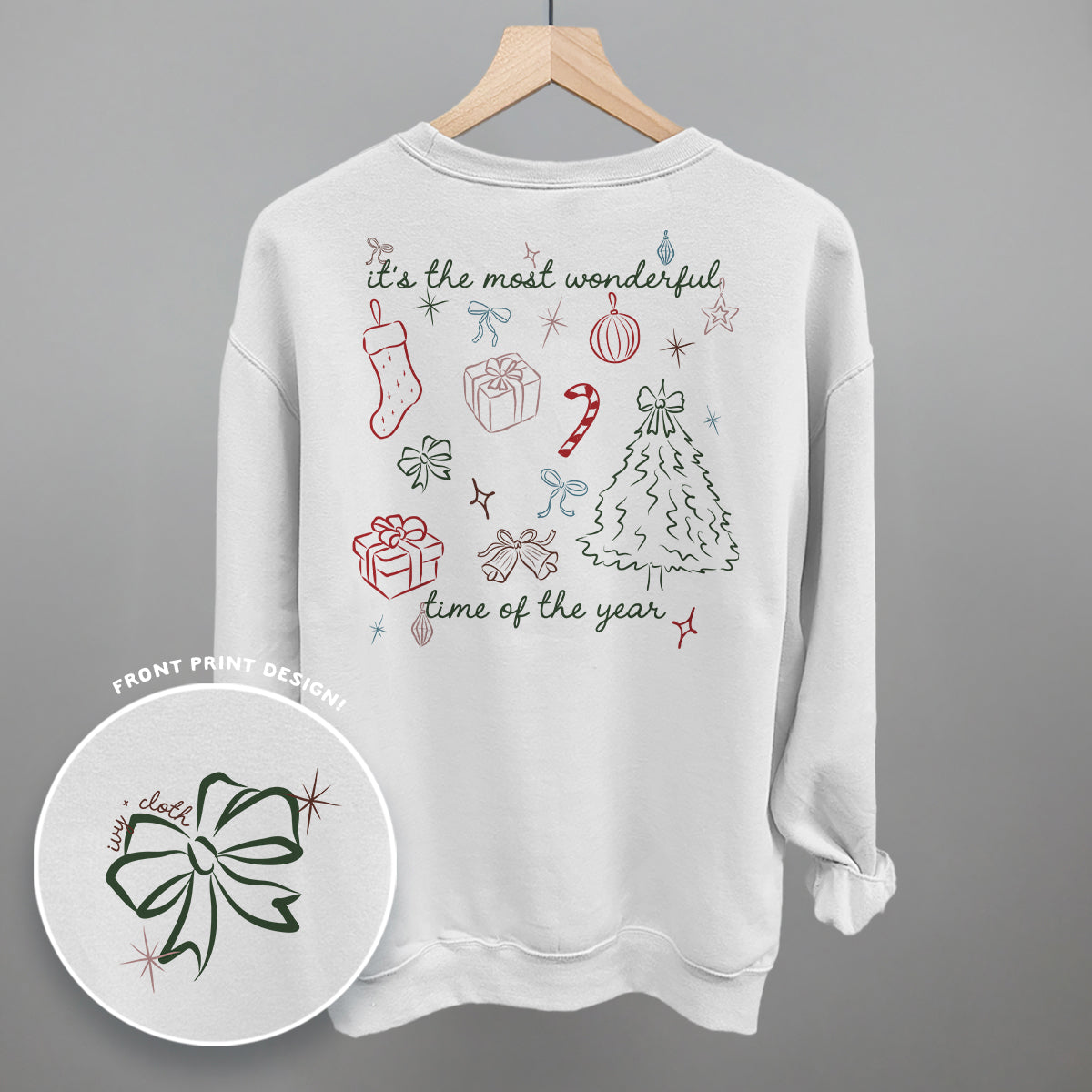 Wonderful Time Doodles (Back Print) Ivy + Cloth