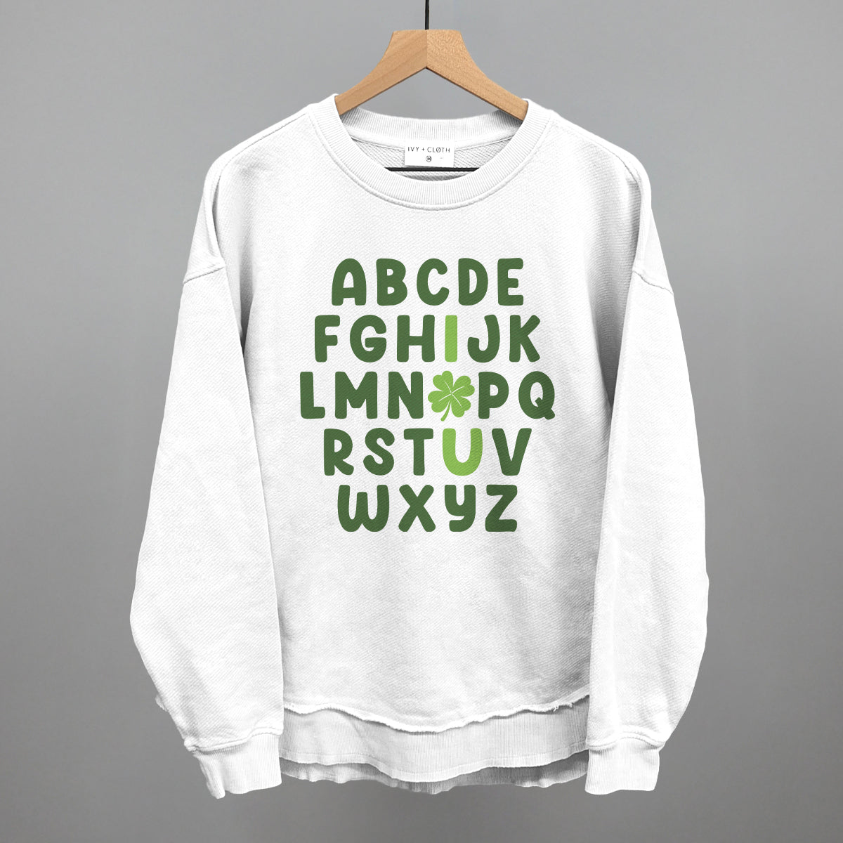 I Love You Clover Alphabet Ivy + Cloth