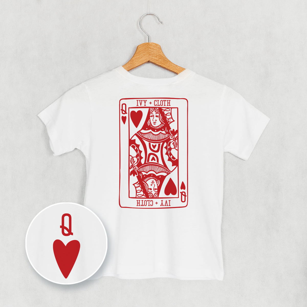 Queen Of Hearts (Kids Back Print) Ivy + Cloth