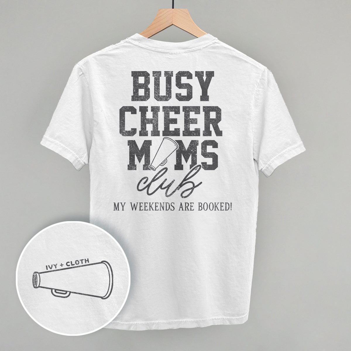 Busy Cheer Moms Club (Back Print) Ivy + Cloth