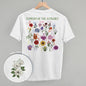 Flowers of the Alphabet (Back Print) Ivy + Cloth