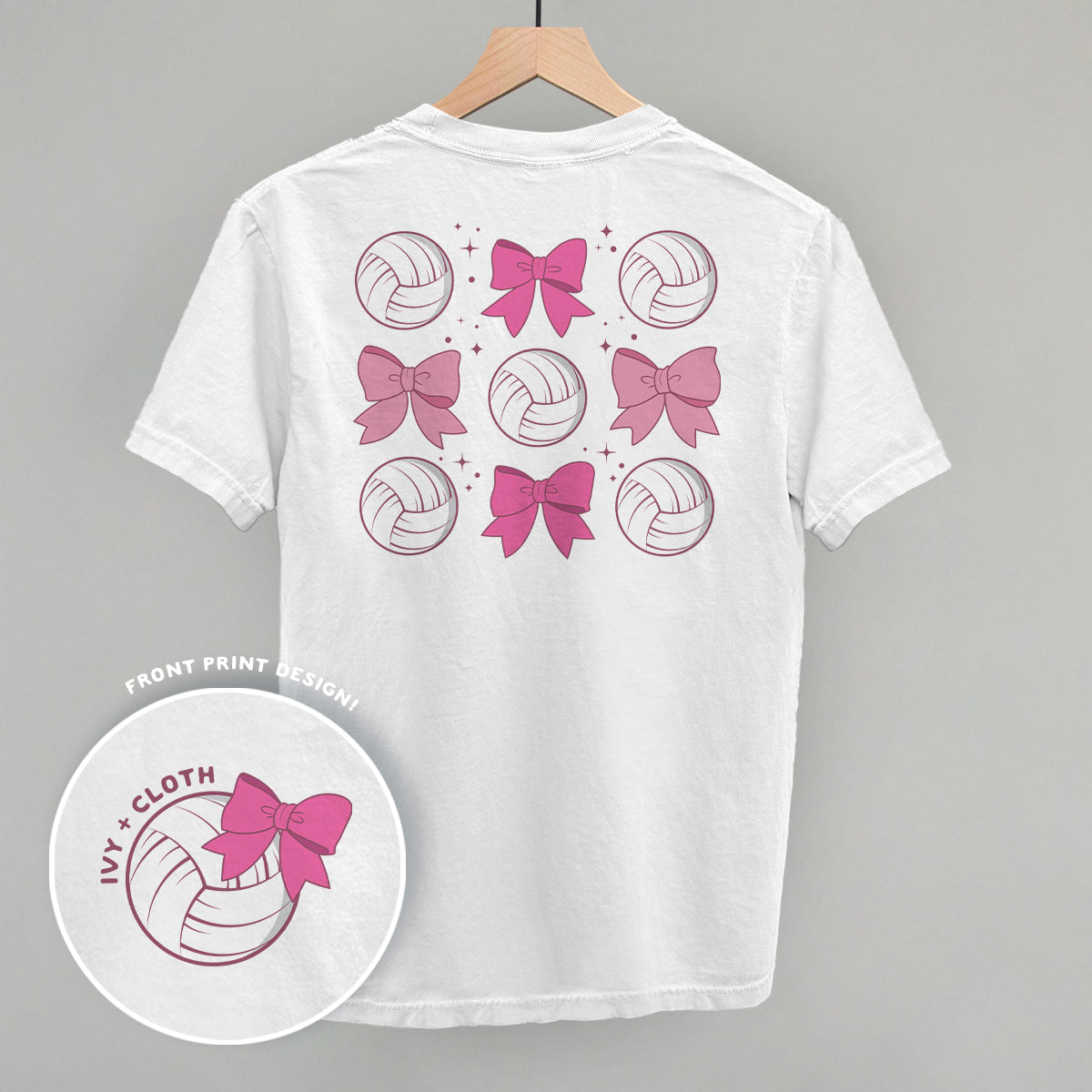 Volleyballs and Bows (Back Print) Ivy + Cloth