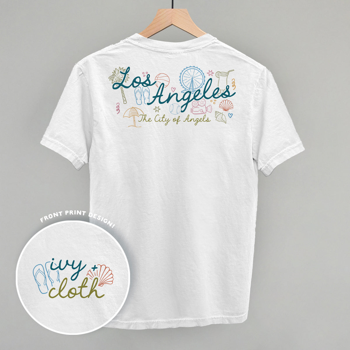 Los Angeles Doodles (Back Print) Ivy + Cloth