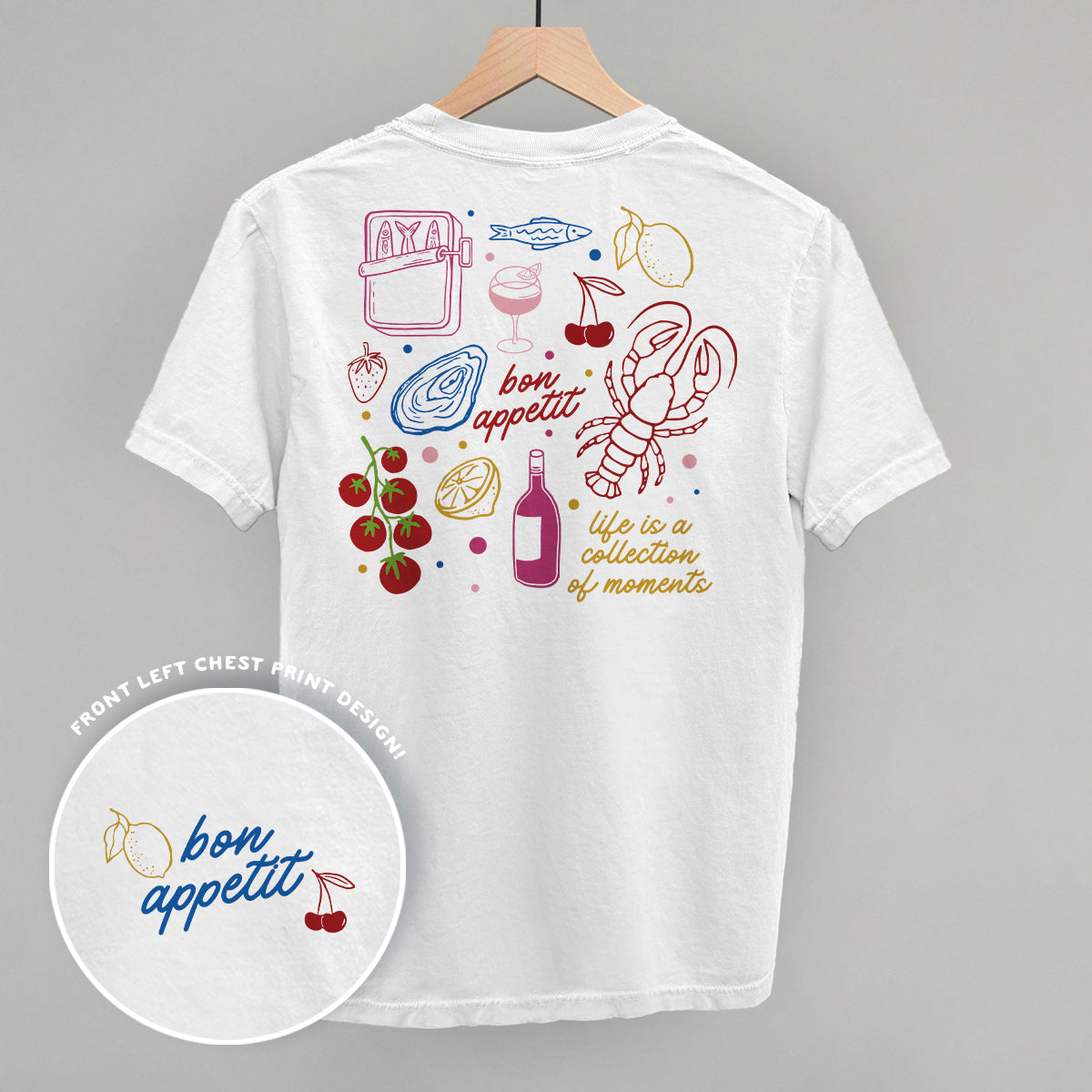 Bon Appetit Doodles (Back Print) Ivy + Cloth
