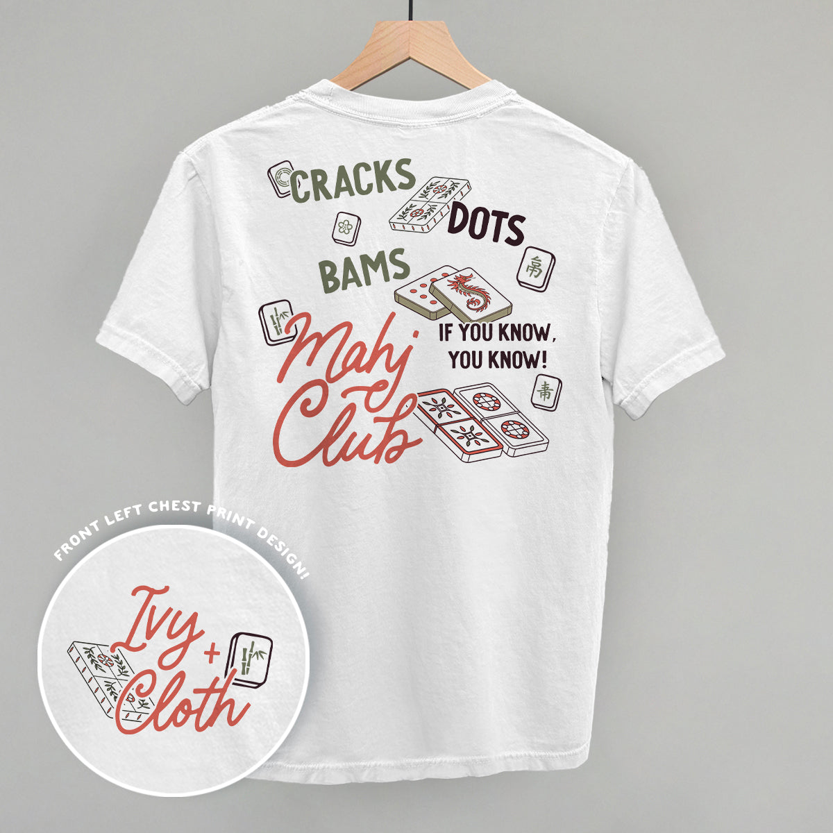 Mahj Club (Back Print) Ivy + Cloth