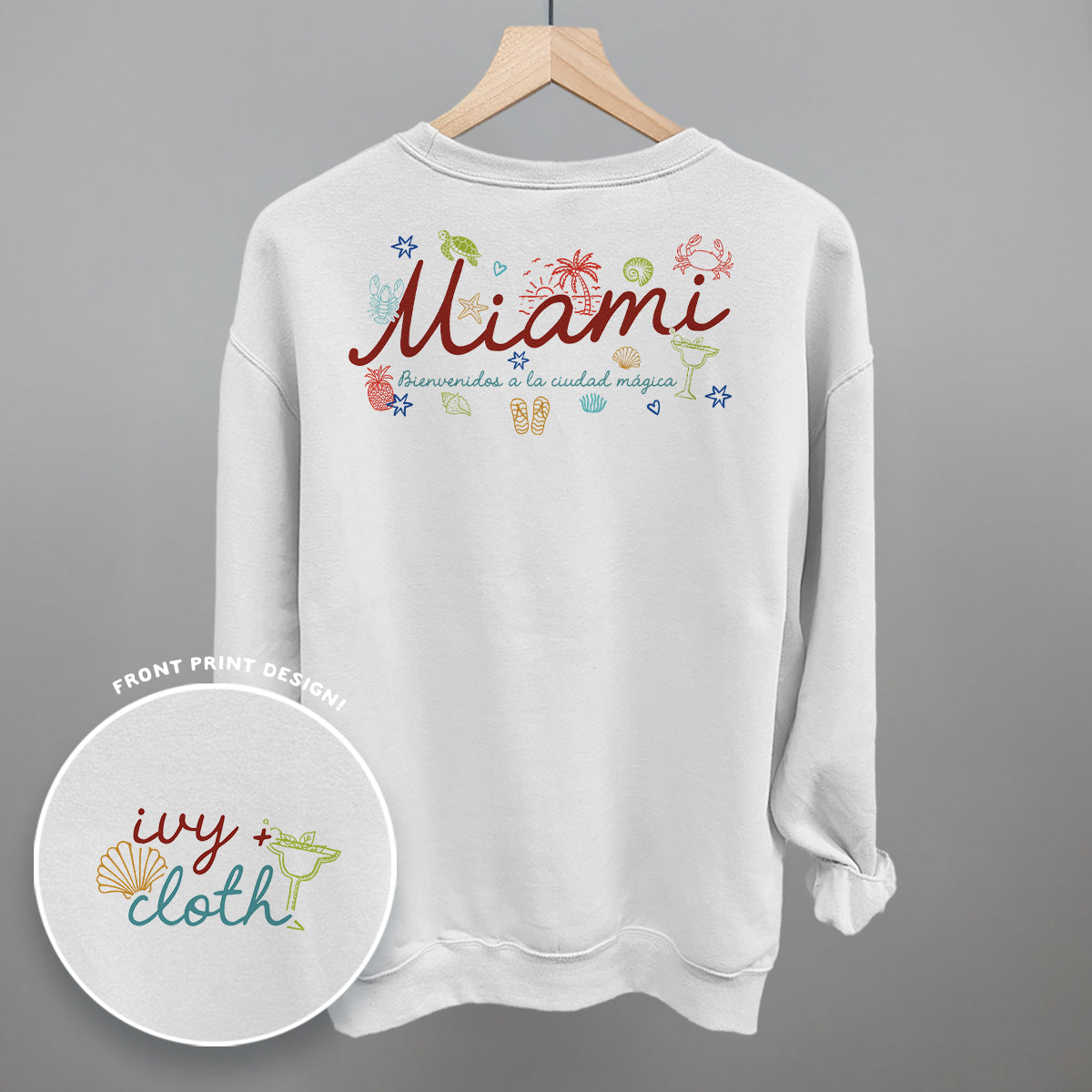 Miami Doodles (Back Print) Ivy + Cloth
